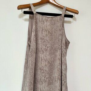 Beige White Dressy ThankTop